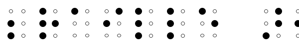 Fonte Braille AOE
