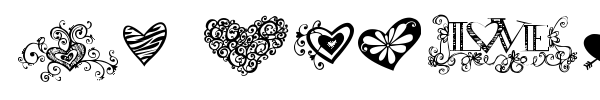Fonte KG Heart Doodles