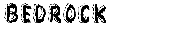 Fonte Bedrock