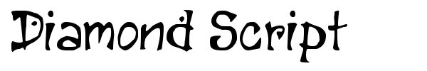 Fonte Diamond Script