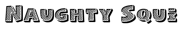 Fonte Naughty Squirrel