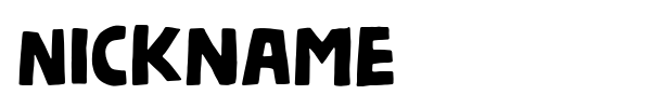 Fonte Nickname