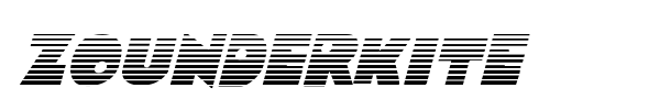 Zounderkite font preview
