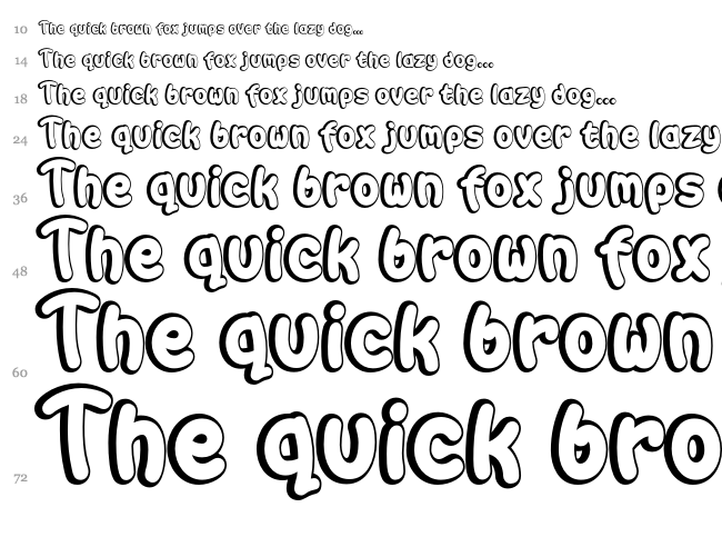 Autarquica font waterfall