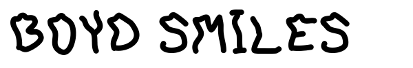 Fonte Boyd Smiles