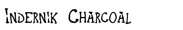 Fonte Indernik Charcoal