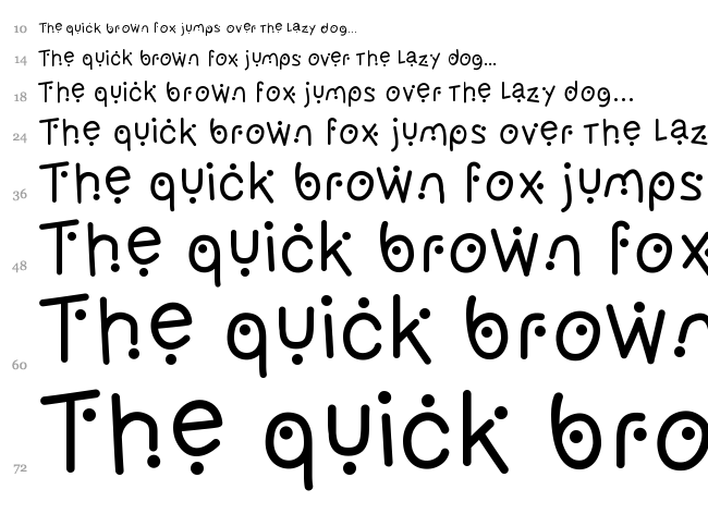 Olives font waterfall