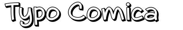 Fonte Typo Comica