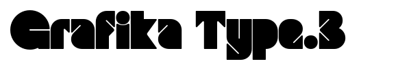 Fonte Grafika Type.3