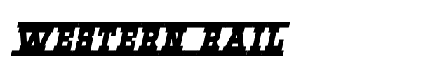 Western_Rail font preview