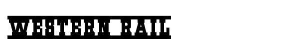Western_Rail font preview