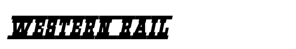 Western_Rail font preview