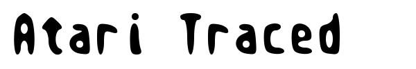 Fonte Atari Traced