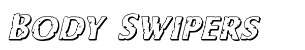 Body Swipers font preview