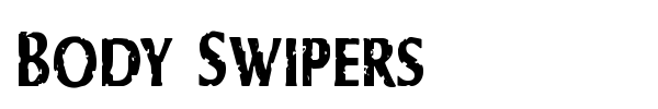 Body Swipers font preview