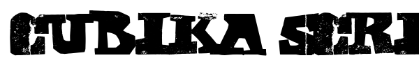 Fonte Cubika Script