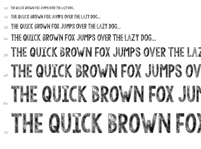 KG Tangled Up In You font waterfall
