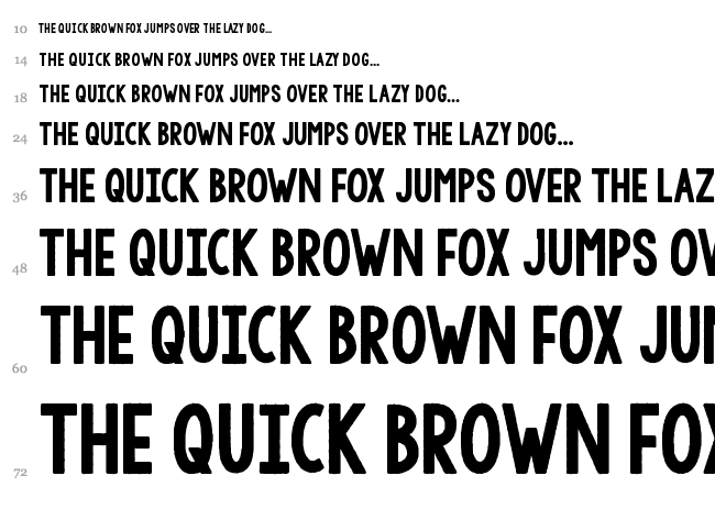 KG Tangled Up In You font waterfall