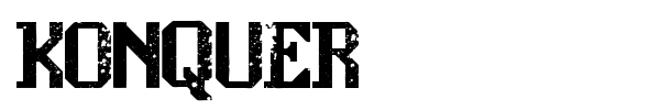 Konquer font preview