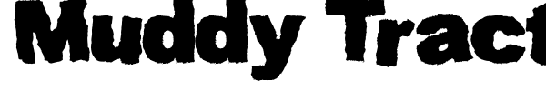 Muddy Tractor font preview