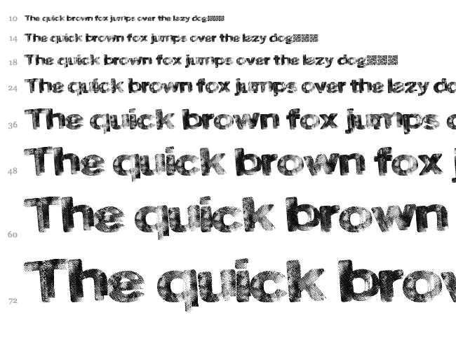 Road Skin font waterfall