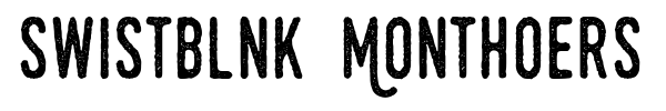 Fonte Swistblnk Monthoers