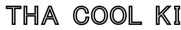 Tha Cool Kidz font preview