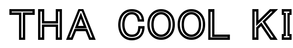 Tha Cool Kidz font preview