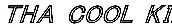Tha Cool Kidz font preview