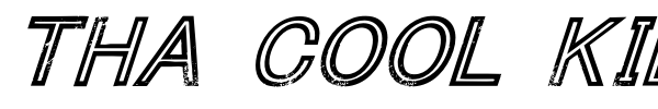 Tha Cool Kidz font preview