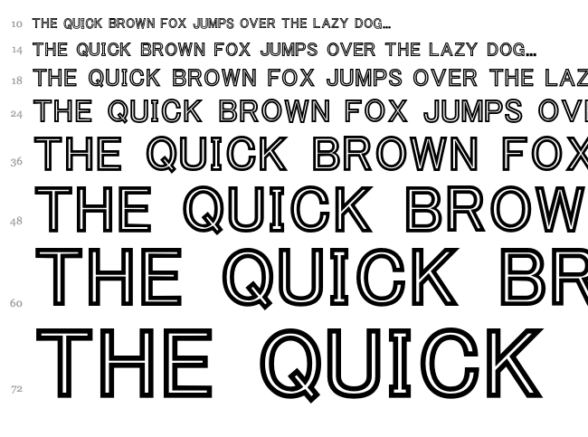 Tha Cool Kidz font waterfall