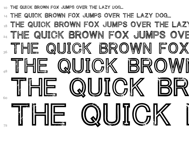 Tha Cool Kidz font waterfall