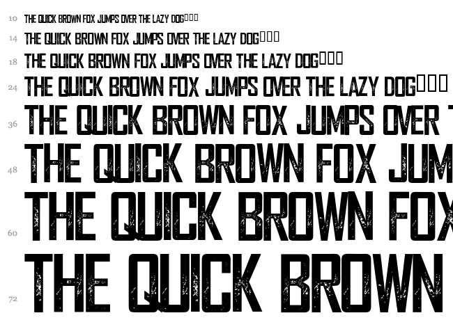 We are Depraved font waterfall