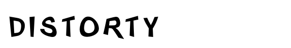 Fonte Distorty
