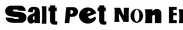 Fonte Salt Pet Non Eroded