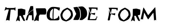 Fonte Trapcode Form