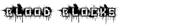 Fonte Blood Blocks
