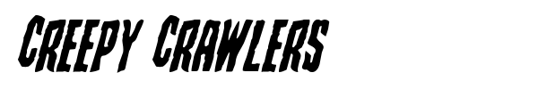 Fonte Creepy Crawlers