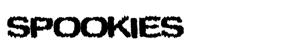 Spookies font preview