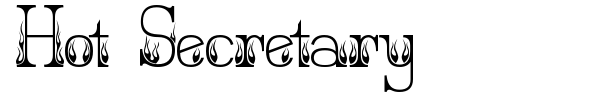 Fonte Hot Secretary