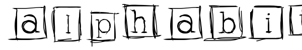 Fonte Alphabits Squared