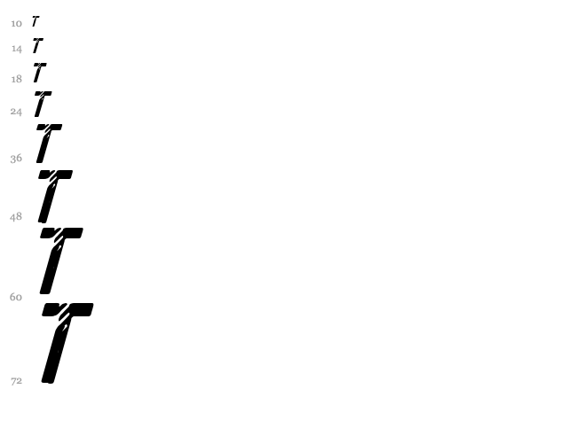 CF Denim Jeans font waterfall