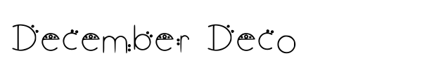 Fonte December Deco