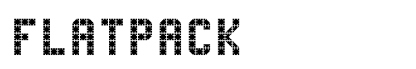 FlatPack font preview