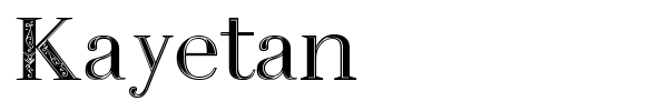 Fonte Kayetan
