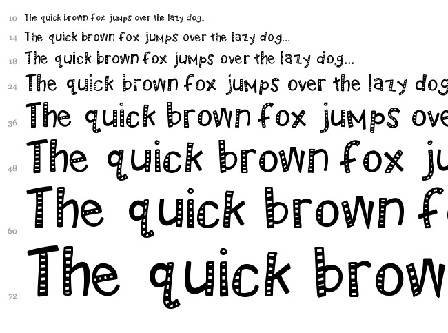 KB Radio Wizard font waterfall