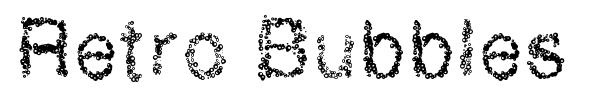Fonte Retro Bubbles