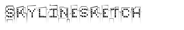 Fonte Skylinesketch