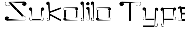 Fonte Sukolilo Typeface