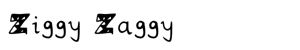 Fonte Ziggy Zaggy